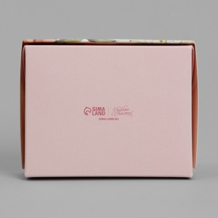 Confectionery packaging, box with lamination "Flowers", 10 x 8 x 3.5 cm-2