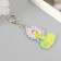 Acryl keychain "Snake with Marakas in the Indian headdress" 5.8x4.3 cm