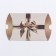 Folding box, pillow, "gold bow" 11 x 8 x 2 cm,