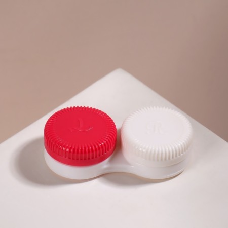 Container for contact lenses "ribbed", packing 20 pcs, color mix-2