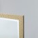 Highlight mirror, in the baguette, light gold, wall, 60x80 cm