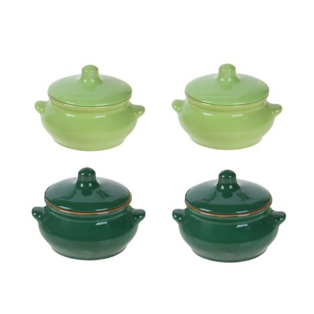 Set of pots "Pancake" 4x0.5l, rainbow mix-18