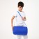 Sports bag on lightning, adjustable belt, blue color