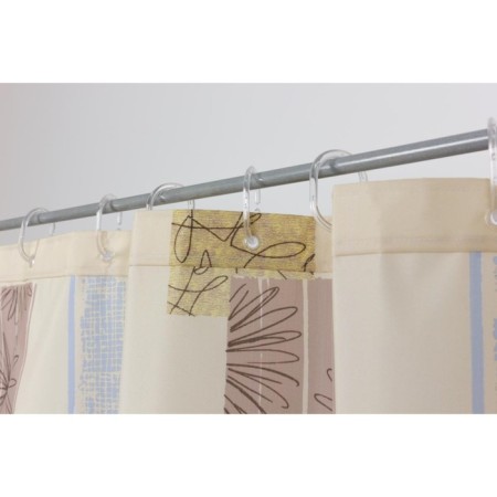Contrasti bathroom curtains, 180 x 200 cm, beige color-4