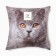 Decorative Ethel Pillow "British Cat" 40x40 cm, Gabardin, 100% p/e