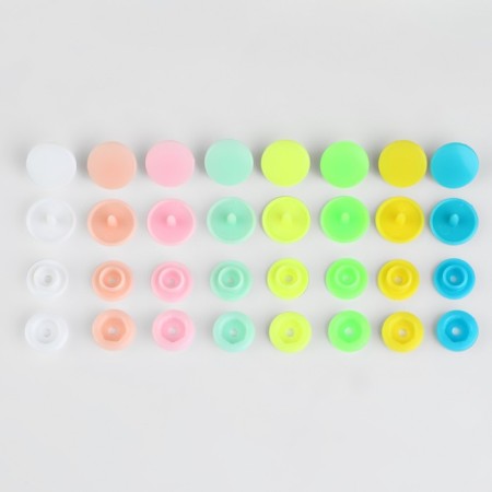Plastic buttons, D = 12 mm, 150 pcs, in the organizer, colorful color-2