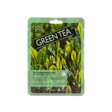 Fabric mask May Island with green tea, 25 ml
