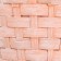 Wicker basket 13x9.5/28 cm, peach, bamboo