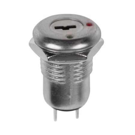 Switch key Ø12 250V 0.5A (2C) on-off (K12-01) rexant