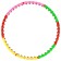 A hoop with a double massage video onlitop, d = 98 cm, thickness 2.5 cm, 1 kg