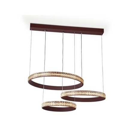 LED LED suspension with a remote control Ambrella Light, Original, Fa6162, LED, 79 W, 5925LUM, 3000-6400K, Coffee color-4