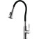 LEMARK LM5082S-BLACK kitchen mixer, single-leaf, flexible spout, 2 functions, black
