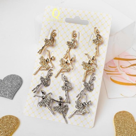 Icon "Ballerina" Duo, Mix shape, Mix color (indivisible packing 12 pcs., Price per pcs.)-3