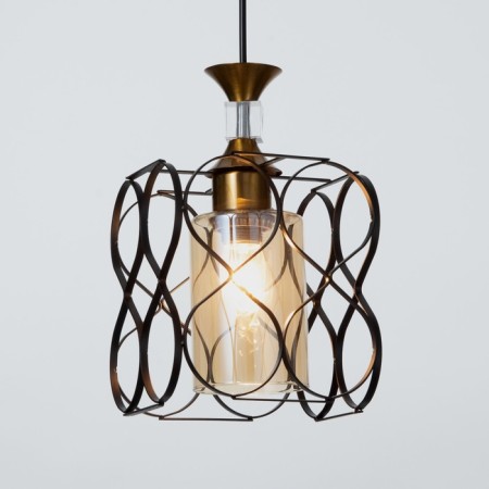 Bayerlux lamp "Infinity" E27 40W Black 15.5x15.5x18-118 cm-3