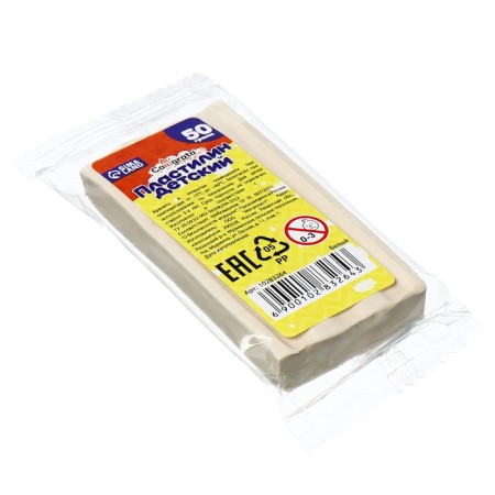 Plasticine 50g Calligrata, white-1