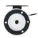 Inertial coil, metal plastic, diameter 7 cm, black white color, 801a