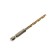 Tundra metal drill, HSS-tin, hexagonal shank, 4 x 59 mm