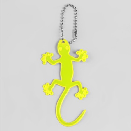 The reflective element "Lizard", 10 × 6.5 cm, yellow color-2