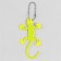 The reflective element "Lizard", 10 × 6.5 cm, yellow color