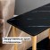 Coffee table, tree, 60x30x53 cm, black