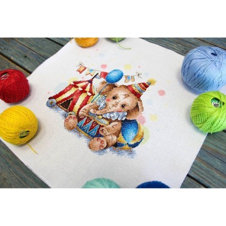Embroidery set "Favorite Circus" 18 × 19 cm-3