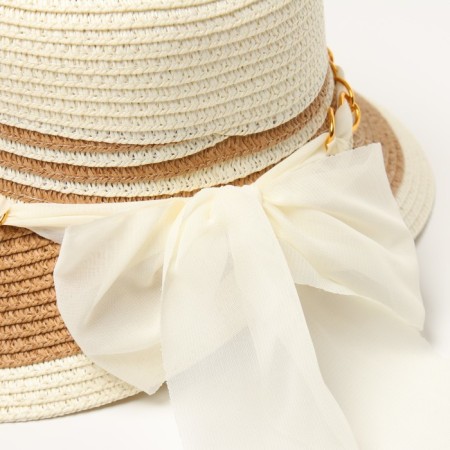 Women's hat Minaku, central milk/St. Borch, river 58-5