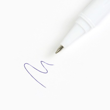 Pen Plastic with a cap "Miracles nearby", Blue pasta 0.7 mm-1