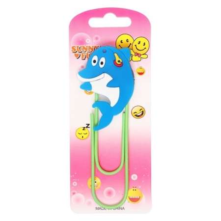 The bookmark is large, 11 cm, "dolphin", mix-9