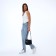 Women's bag with lightning, lilac color