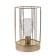 Nightlight "rectangle" LED from batteries 3haa gold 12.5x12x20 cm Risalux