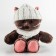 New Year's soft toy snowflake Marta, cat, for the New Year, 25 cm.