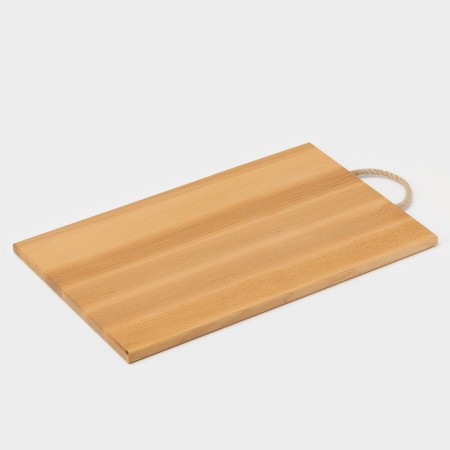 Groot board with a rope handle Magistro, 40 × 24 × 1.2 cm, oak-7