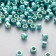 Glass beads 11/0 "cylinder. Turquoise gloss" 10 g