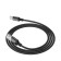 Hoco X14, Type -C cable - USB, 3 A, 1 m, fast charging, nylon braid, black