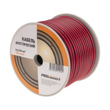 Acoustic cable ProConnect 2 x 2.50 mm², red-black, 100 m