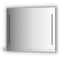 A mirror with a shelf of 90 cm, with 2 built-in LED lights 11 W, 90x75 cm, EvoForm