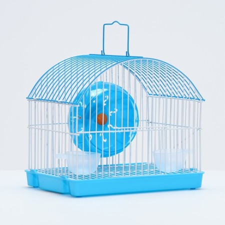 A cell for rodents equipped RT-2C, 23 x 16.5 x 20 cm, blue