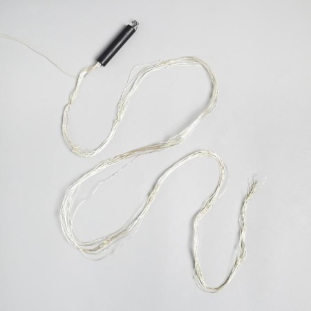 Girlynda "Horse tail" 10 threads of 1.5 m, IP20, silver thread, 150 LED, white glow, 12 V-6
