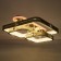 Luer with FDD "Luminar" 3XLED 88W 3000-6000K RGB Gold Gold 50x47x16cm