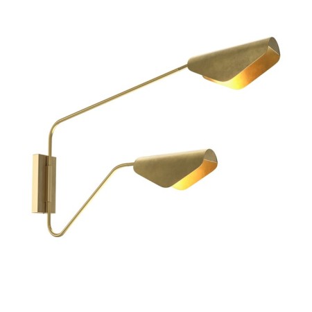 Bra Maytoni Mod417WL-02BS, 2XG9, 40W, 7x122.8x43.6 cm, brass color-3