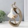 Polystone souvenir "Eluck" bronze, sand-white 17.5x7.5x29 cm