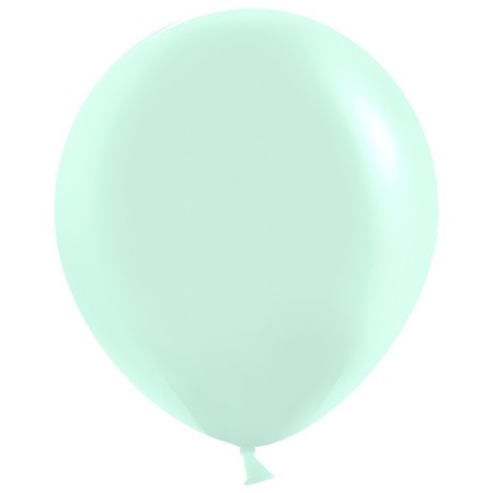 Latex ball 18 ", delicate mint, makaruns, set of 25 pcs.