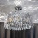 Suspendor Lamp Citilux "Ingvar" CL334281, 60x60x45 cm, 8x60W, E14, Gray Color