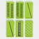 Veader Porcelain Chopper, 22 nozzles, gray/green color