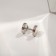 Piercing in the ear (plag) "Tunnel", d = 8 mm, silver color