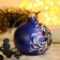 Christmas ball D-8 cm "Berry pattern" manual painting