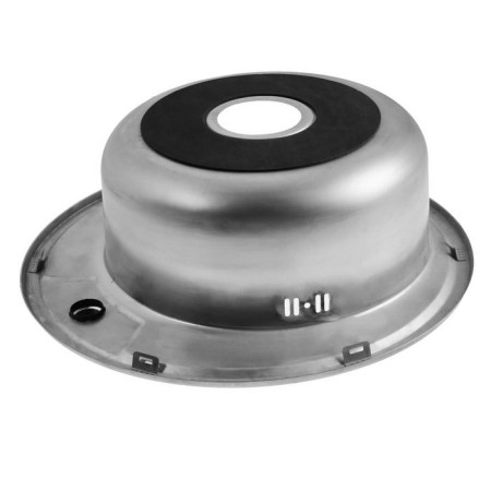 Kitchen sink Mixline 528182, mortise, thickness 0.6 mm, 49x49x17 cm, issue. 3 1/2 ", with Siphon-2