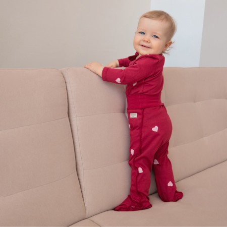 Children's sliders minku, red color, height 68-74 cm-1