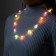 LED beads "Hearts", 80 cm, LED (1608) -16-4.6V, AG13X3 (in set), 3 dir, glow warm white