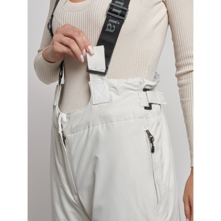 Semi -combinezone female ski insulated, size 46, white color-12